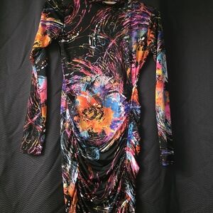 Kiki Printed Mini Dress